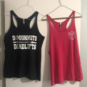 Doughnuts and Deadlifts Tanks